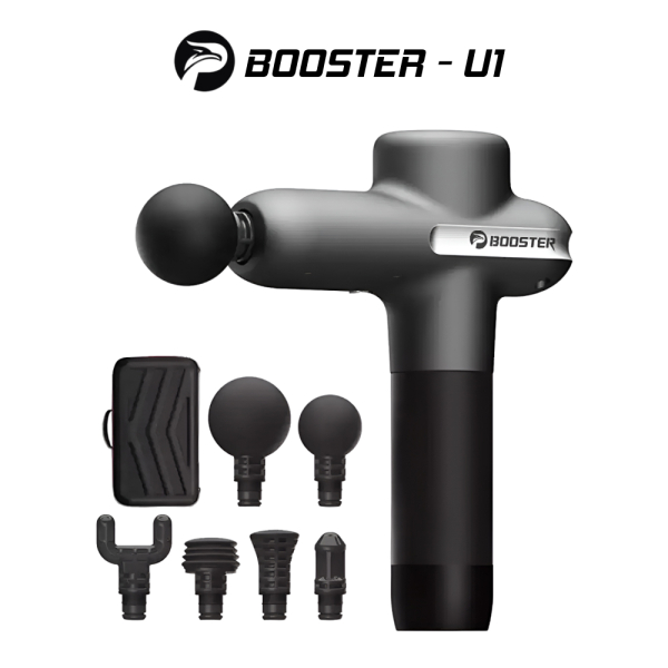 Перкусійний масажер для тіла та м'язів, ручний масажний пістолет Booster U1